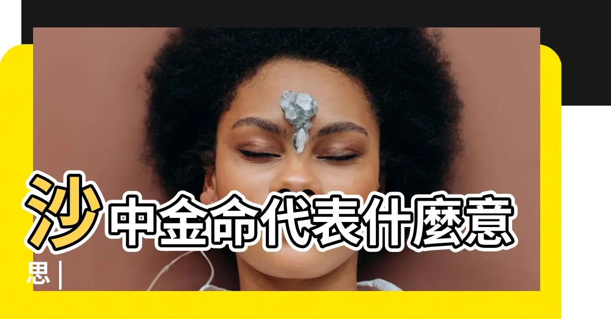 【砂中金】沙中金命代表什麼意思 |