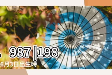【1987年閏6月初三算命】1987 |1987年6月3日出生時間看命運 |丁卯年出生性格命運分析 |
