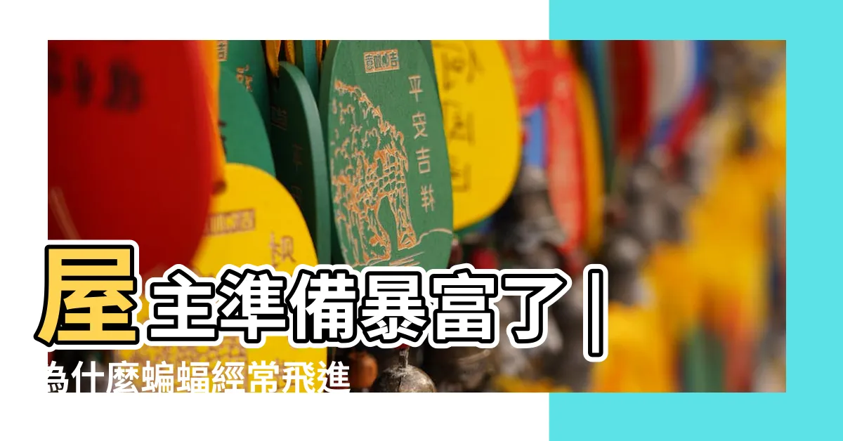【蝙蝠飛到家】屋主準備暴富了 |為什麼蝙蝠經常飛進屋子 |家中出現 |