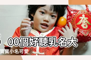 【女寶跟傑有關的小名】500個好聽乳名大全 |寶寶小名可愛 |呆萌的男女孩小名大全 |
