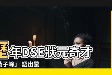 【黃子峯】歷年DSE狀元奇才「黃子峯」 語出驚人質疑評分機構