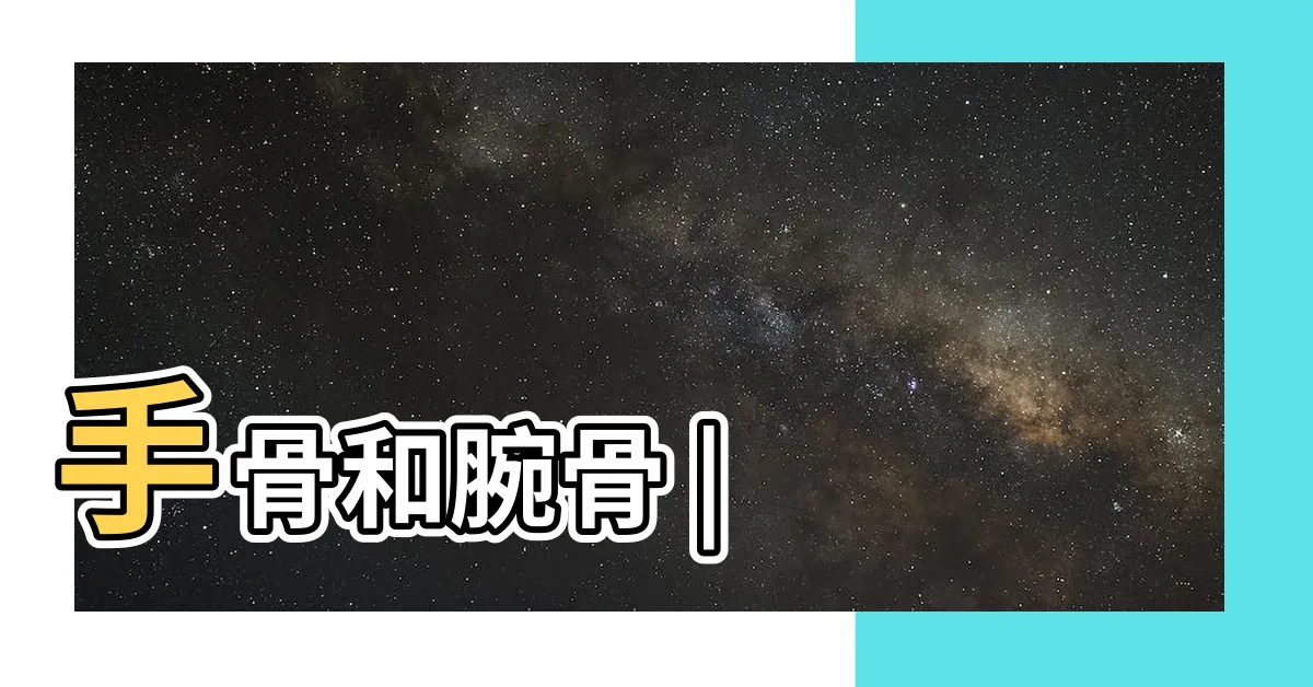 【手骨】手骨和腕骨 |