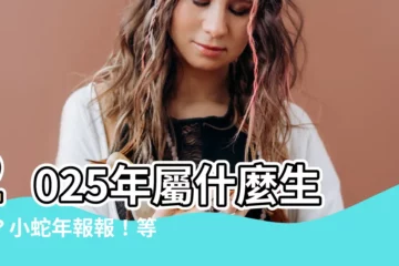 【2025年是什麼生肖】2025年屬什麼生肖？小蛇年報報！等你來發財喔！