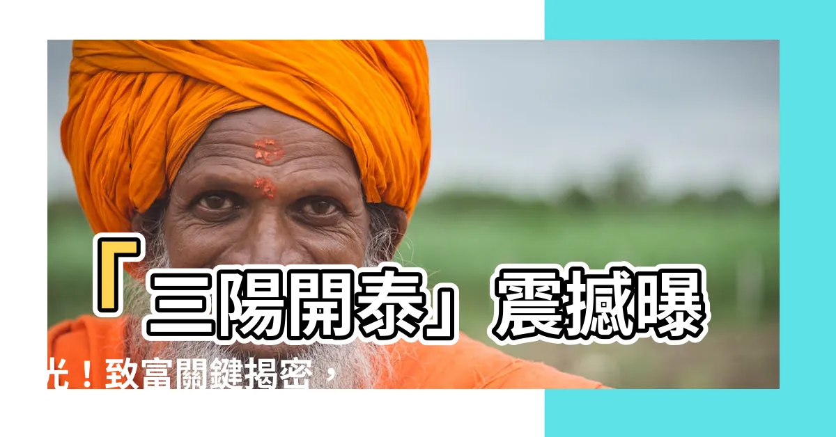 【三陽開泰】「三陽開泰」震撼曝光！致富關鍵揭密，驚天秘技讓你秒致富！