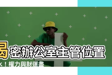 【辦公室主管位置】揭密辦公室主管位置風水！權力與財運盡收眼底