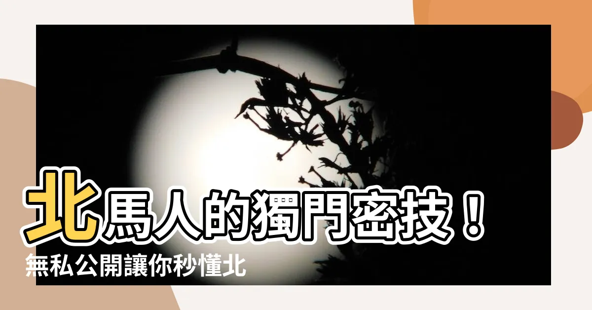 【北馬】北馬人的獨門密技！無私公開讓你秒懂北馬文化