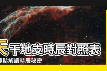 【天干地支時間對照表】天干地支時辰對照表：輕鬆解讀時辰秘密！
