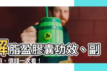 【解脂盈價錢】解脂盈膠囊功效、副作用、價錢一次看！