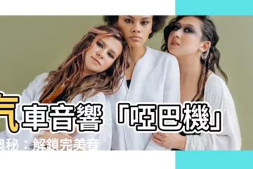 【啞巴機意思】汽車音響「啞巴機」的奧秘：解鎖完美音場秘訣
