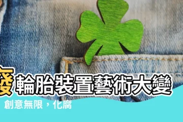 【輪胎裝置藝術】廢輪胎裝置藝術大變身！創意無限，化腐朽為神奇