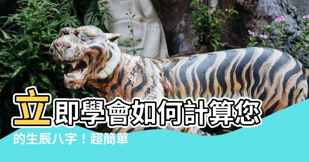 【如何計算八字】立即學會如何計算您的生辰八字！超簡單三分鐘教程！
