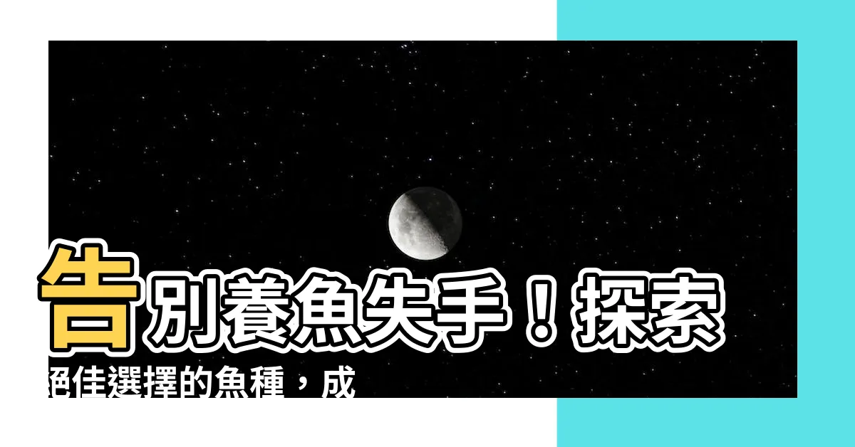 【飼養魚的種類】告別養魚失手！探索絕佳選擇的魚種，成為專業飼養高手！
