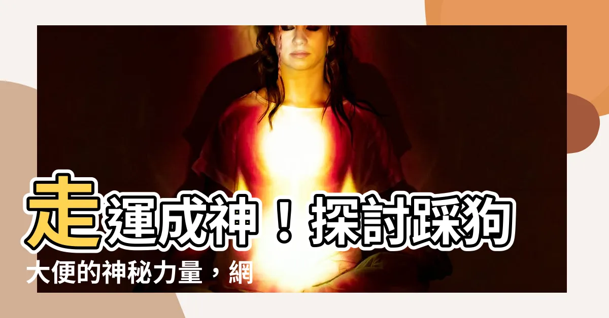【踩狗大便】走運成神！探討踩狗大便的神秘力量，網羅好運到你身邊