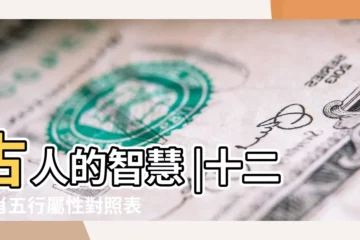 【屬相的五行屬性】古人的智慧 |十二生肖五行屬性對照表 |十二生肖五行查詢表 |