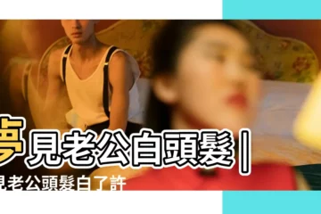 【女人夢見丈夫頭髮變白】夢見老公白頭髮 |夢見老公頭髮白了許多 |夢見老公頭髮白了 |