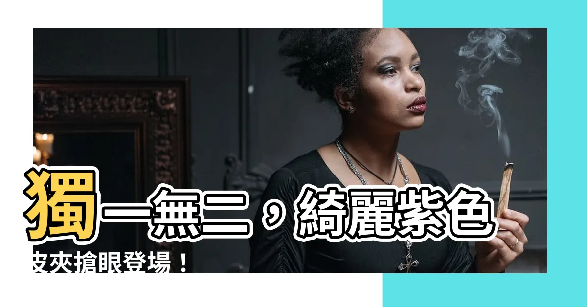 【紫色皮夾】獨一無二，綺麗紫色皮夾搶眼登場！