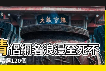 【情侶最有個性的網名】情侶網名浪漫至死不渝 |精選120個 |浪漫情侶網名 |