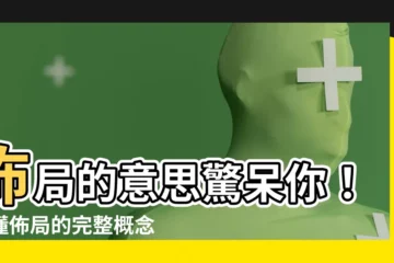 【佈局 意思】佈局的意思驚呆你！秒懂佈局的完整概念
