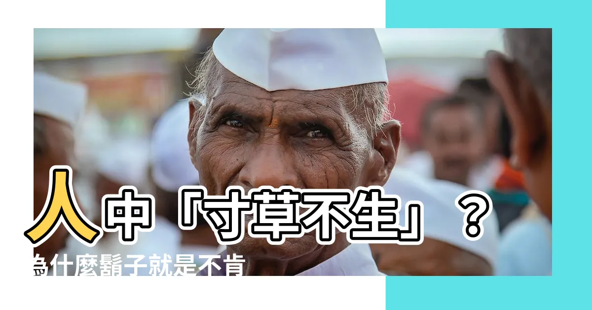 【人中長不出鬍子】人中「寸草不生」？為什麼鬍子就是不肯長？