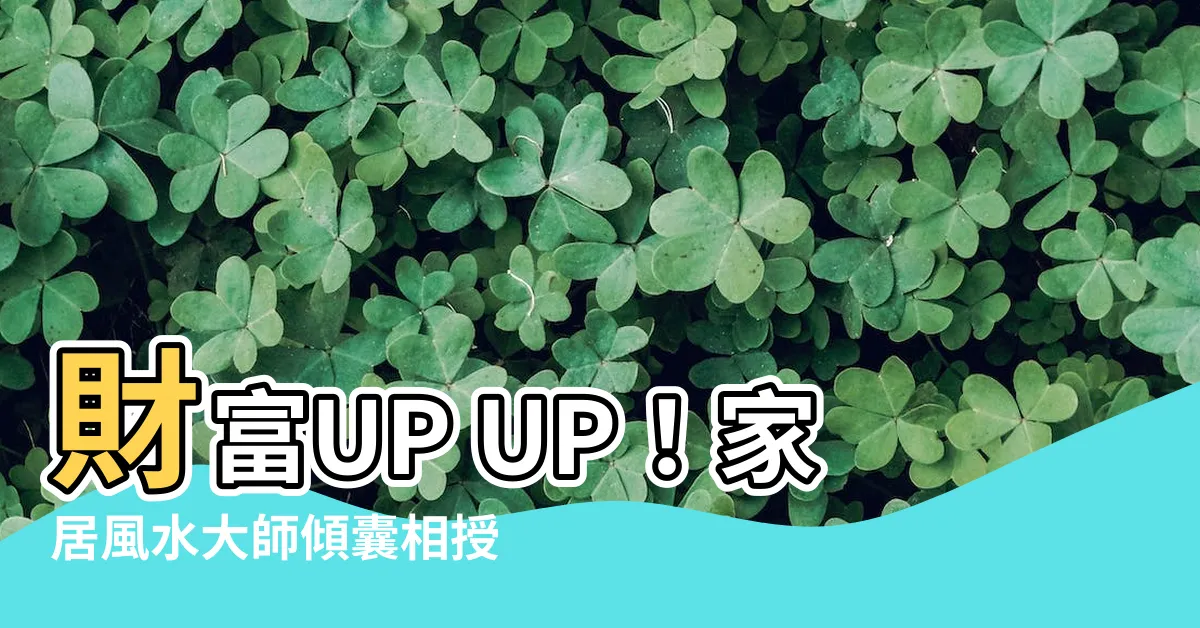 【增財運】財富UP UP！家居風水大師傾囊相授5大招，助你財運亨通