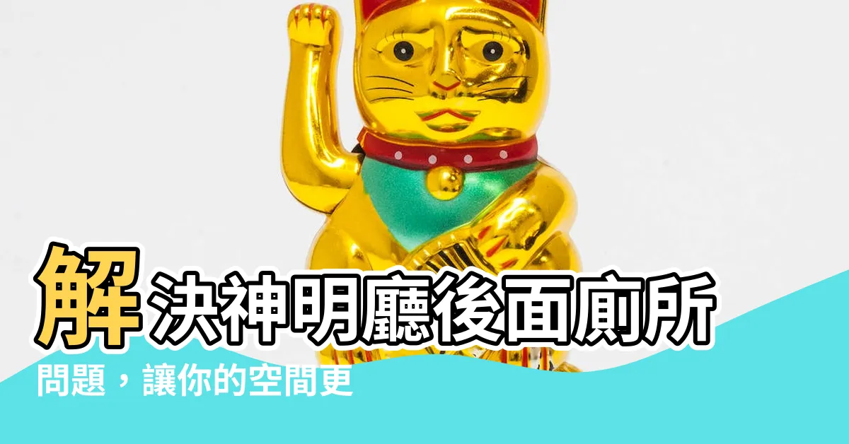 【神明廳後面廁所】解決神明廳後面廁所問題，讓你的空間更舒適