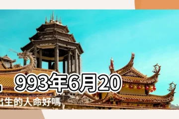 【1993年6月20日出生是什麼命】1993年6月20日出生的人命好嗎 |是什麼命 |1993年6月20日出生的人生辰八字測算 |