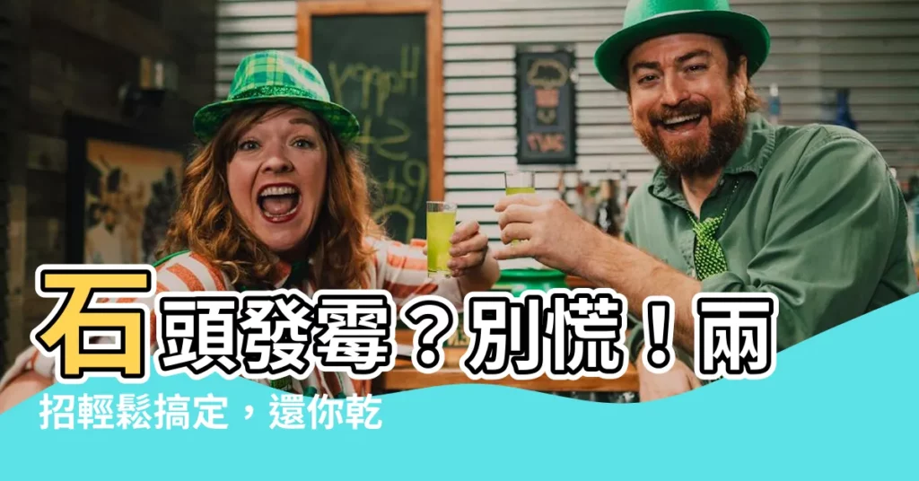 【石頭發黴】石頭發黴？別慌！兩招輕鬆搞定，還你乾爽石面！