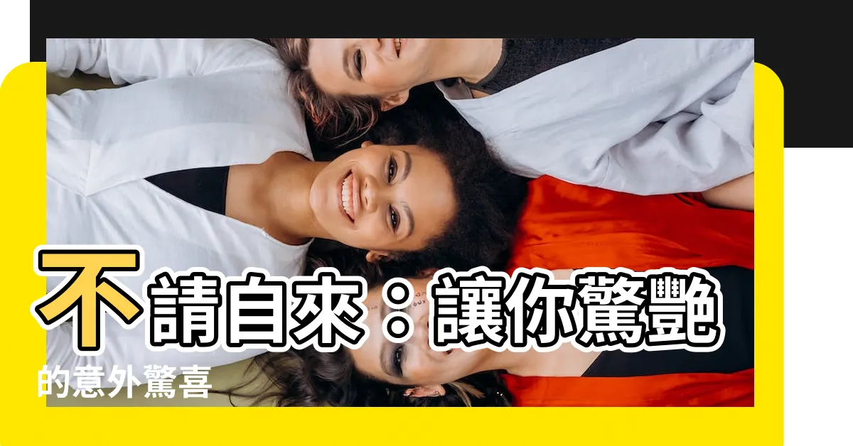 【不請自來】不請自來：讓你驚艷的意外驚喜
