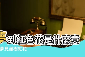 【夢到開滿了紅色的花】夢到紅色花是什麼意思 |夢見滿樹紅花 |夢到開滿紅色的花 |
