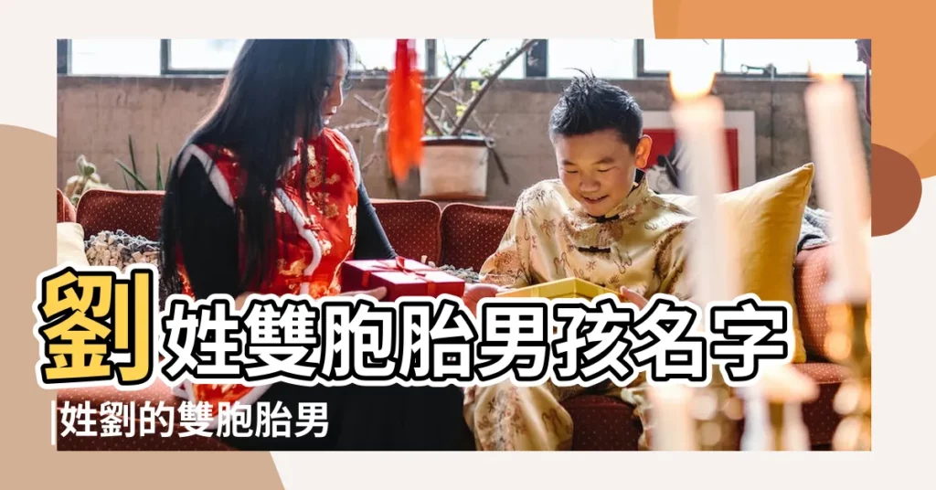 劉姓雙胞胎男孩名字 |姓劉的雙胞胎男寶寶取名參考 |男雙胞胎名字大全姓劉 |【劉姓雙胞胎男孩名字】