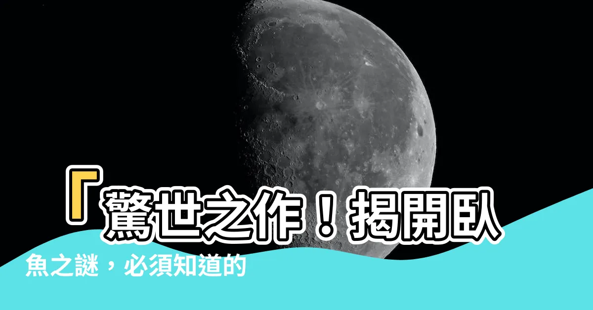 【卧魚】「驚世之作！揭開卧魚之謎，必須知道的關鍵真相！」