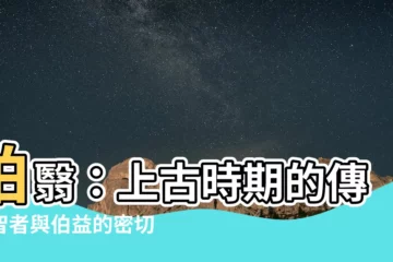 【柏翳】柏翳：上古時期的傳奇智者與伯益的密切關係
