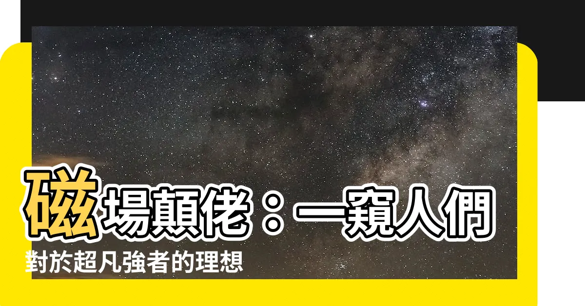 【磁場顛佬】磁場顛佬：一窺人們對於超凡強者的理想想象
