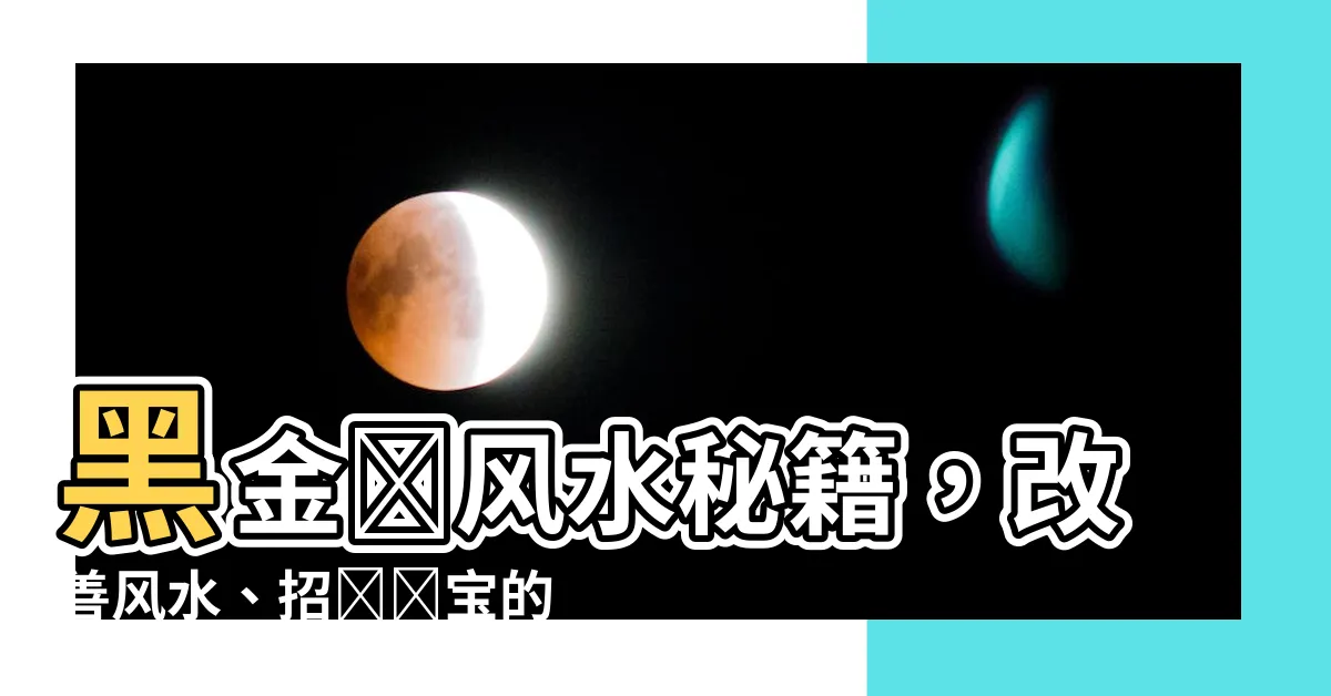 【黑金樹風水】黑金樹風水秘籍，改善風水、招財進寶的絕佳選擇！