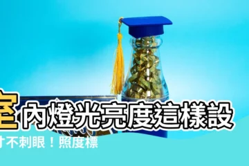 【室內燈光亮度】室內燈光亮度這樣設計才不刺眼！照度標準一次看！