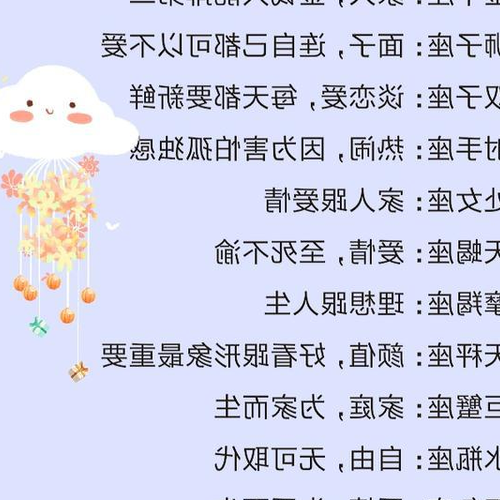 1星座和12星座的優缺點是什麼?