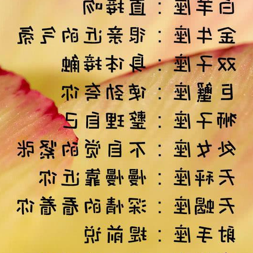 2、 12星座第一次接吻會有什麼反應