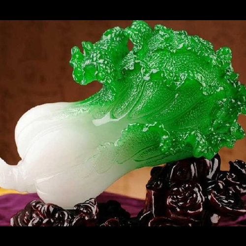 2、玉白菜可以和風水轉轉一起放嗎?