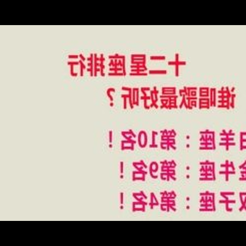 1、最慢最火的3個星座