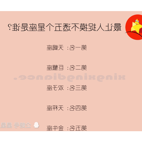 2、哪個星座最醜,誰最醜