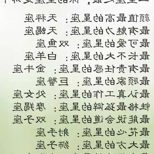 2、十二星座中哪個星座的運氣最好?