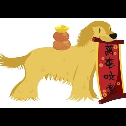 1、狗年吉祥物