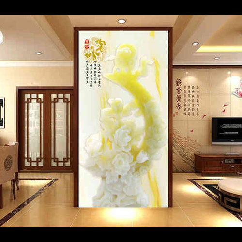 2、一進門,牆是風水嗎?