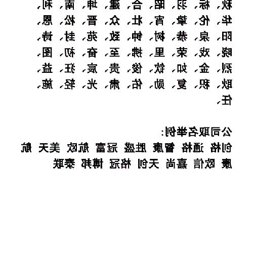 3、關於公司名稱的風水?