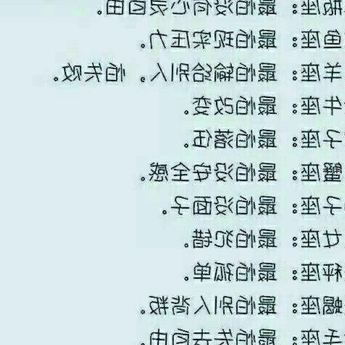 3、最容易失控的五個星座是什麼?