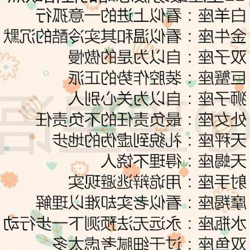 3、 “脾氣大、能力強、性格堅韌”的三個星座是什麼?