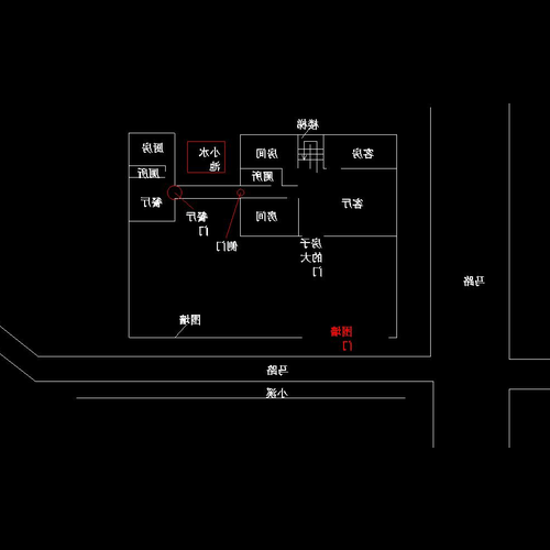 4．農村房屋朝南如果你想在房子的左邊建一個車庫或一個棚子，在右邊建一個院子可以嗎？ 