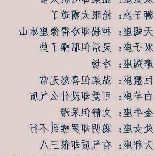 4、十二星座最美的地方你發現了嗎?