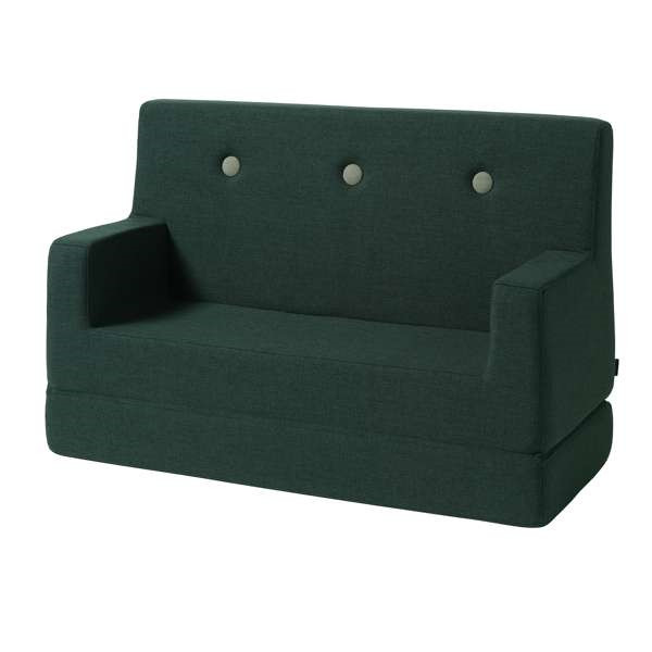 By KlipKlap KK Kids Sofa Deep green