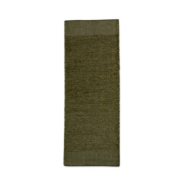 WOUD Rombo rug Løber Small moss green